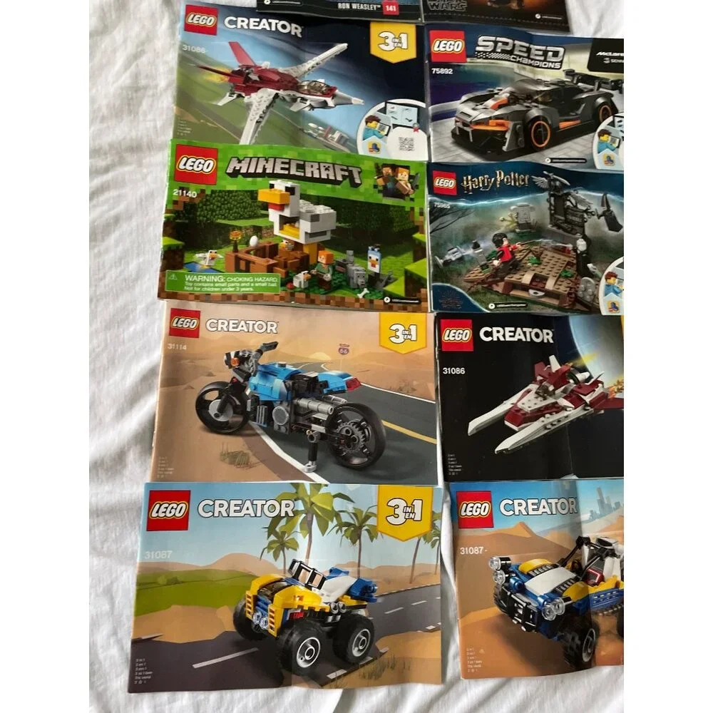 LEGO Creator & Harry Potter Instruction Manuals Only  Lot